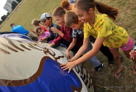 "Воздушное братство". Полет над Кировским районом.