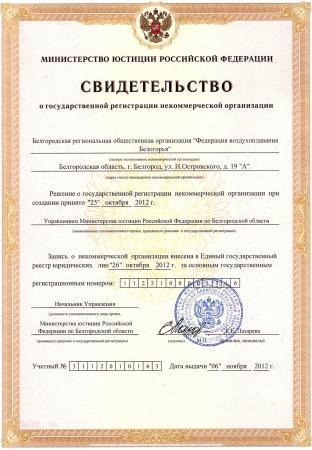 БРОО "Федерация воздухоплавания Белогорья" исполнилось два года!