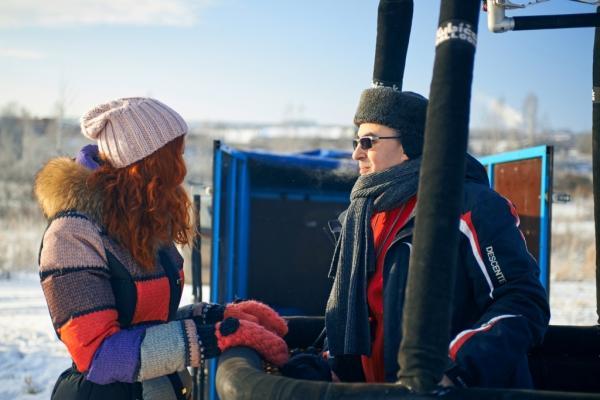 Мороз, солнце и аэростаты. Фоторепортаж Владимира Грекова с Рождественской фиесты "Яблоки на снегу"