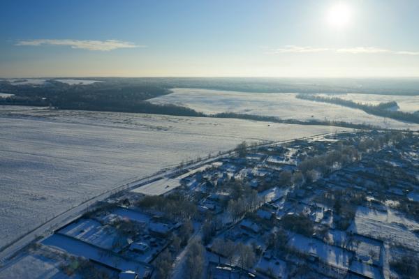 Мороз, солнце и аэростаты. Фоторепортаж Владимира Грекова с Рождественской фиесты "Яблоки на снегу"