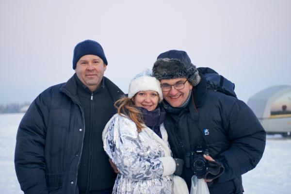 Мороз, солнце и аэростаты. Фоторепортаж Владимира Грекова с Рождественской фиесты "Яблоки на снегу"