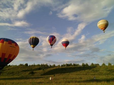 14-й Фестиваль воздухоплавания "Золотое кольцо России". Второй полёт.