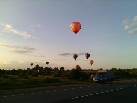 14-й Фестиваль воздухоплавания "Золотое кольцо России". Второй полёт.