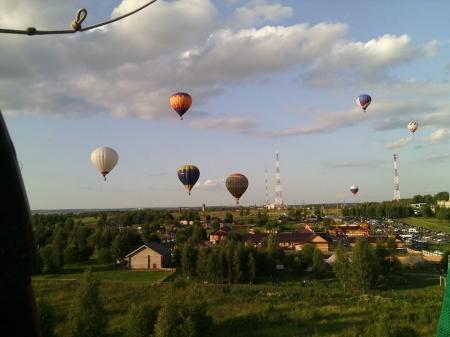 14-й Фестиваль воздухоплавания "Золотое кольцо России". Фестиваль завершился