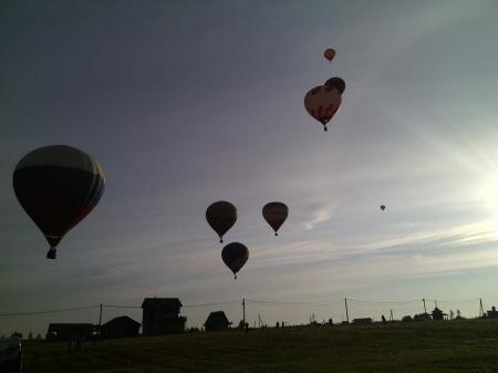 14-й Фестиваль воздухоплавания "Золотое кольцо России". Фестиваль завершился