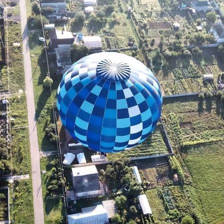 Белгород-2015. Чемпионат ЦФО. Пилоты аэростатов выполняют второй спортивный полёт