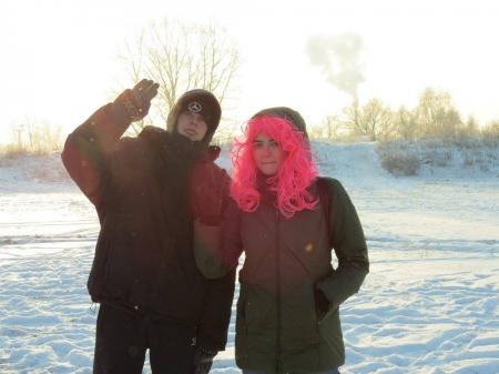 Яблоки на снегу 2016. Великие Луки. В лучах яркого солнца над Ловатью (фоторепортаж)