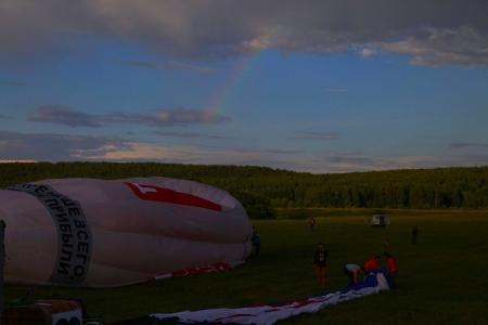 Небесная Ярмарка-2016. Первый спортивный полёт. Гроза ушла в сторону