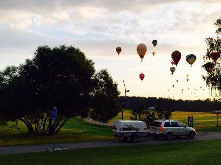 Состоялись первые два спортивных полёта 2-го Чемпионата мира по воздухоплавательному спорту среди женщин