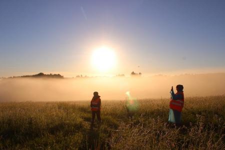 Великие Луки: Крайний спортивный полёт, вид с креста.