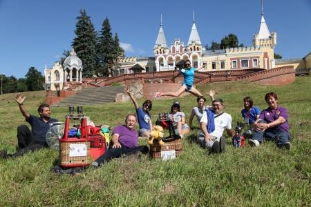Аэростаты в детском санатории города Кирицы