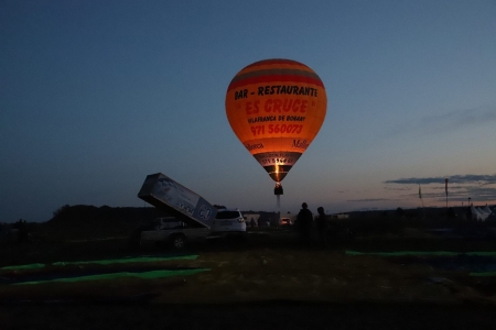 Манакор 2019, второй спортивный - вид на соревнования из корзины испанского экипажа фиесты