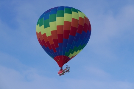 Полет Деда Мороза над Нижним!