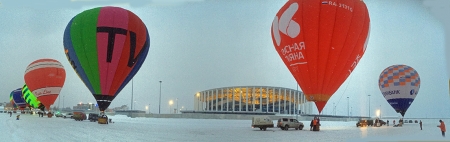 Гонка аэростатов "Кубка вызова 2021" завершена