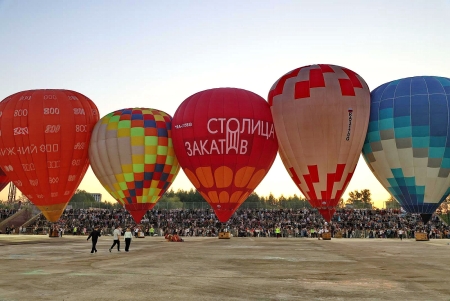 Приволжская фиеста: ночное свечение глазами Николая Рябцева
