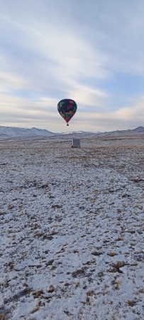 Приближаемся к посадке где нас уже встречает команда
