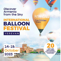 Международный фестиваль воздухоплавания "Открой Армению с неба" 2023